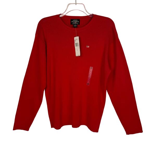Polo Jeans Co. Other - VTG NWT POLO JEANS CO. | Red‎ Pull Over Ribbed 90s Cotton Sweater | Men's Large